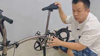 3D printed Titanium Trifold Bike! Leggero T7C, 2027 EDITION, 