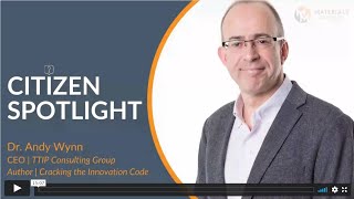 Andy Wynn talks about his latest book 'Cracking the Innovation Code' Net Worth