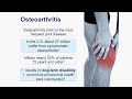 Osteoarthritis: Prevention Detection and Treatment