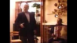 My dad singing tango