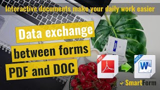 Export data from PDF form to Word form