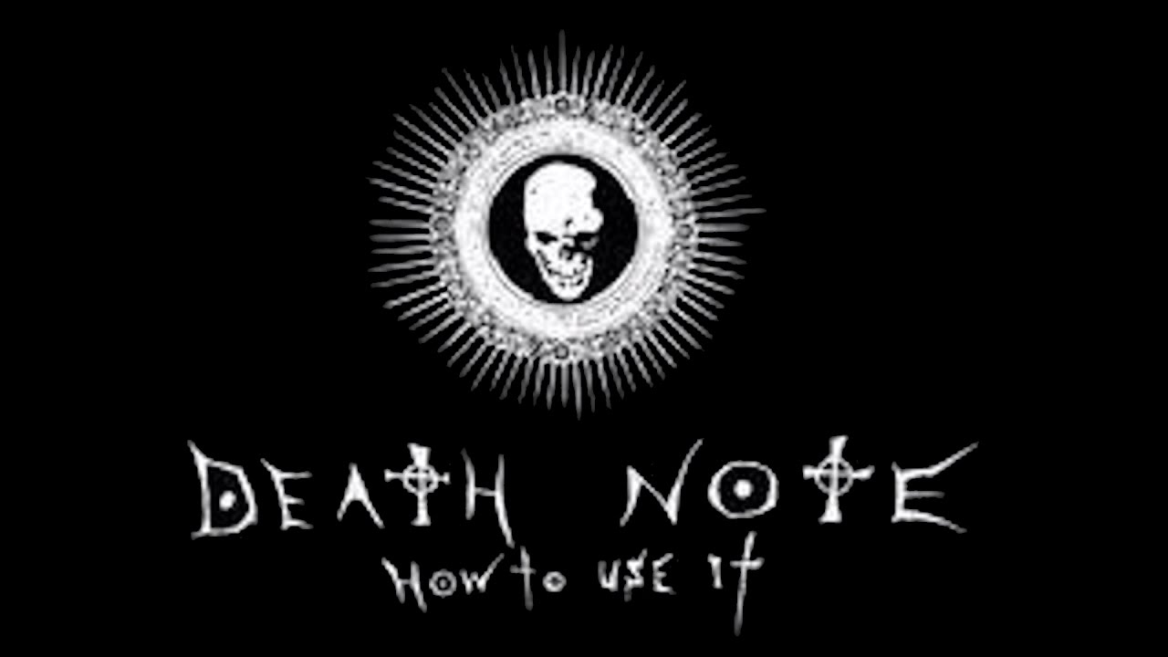 Death Note - How to Use It - YouTube