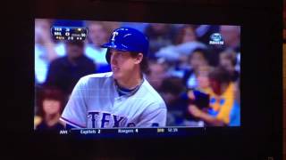 Derek Holland s Reaction When Batting
