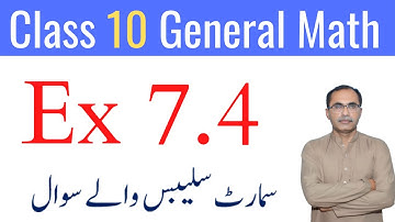 Exercise 7.4 Chapter 7 || Fundamental Of Geometry || 10Th Class General Math, Smart Syllabus