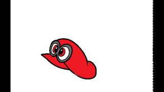 How to draw Cappy from Super Mario odyssey [Easy]