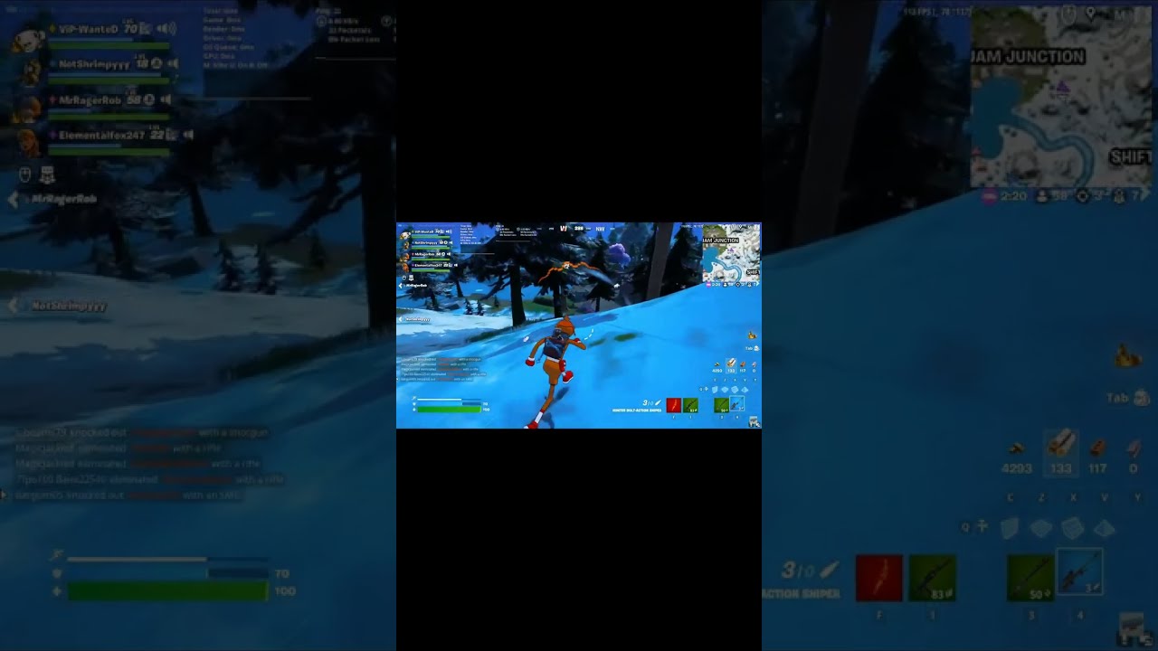 Amazing!! Slide Kill 😱😱 fortnite shorts YouTube