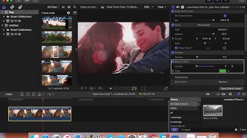 Fade From Color To Black And White #2 | FCPX