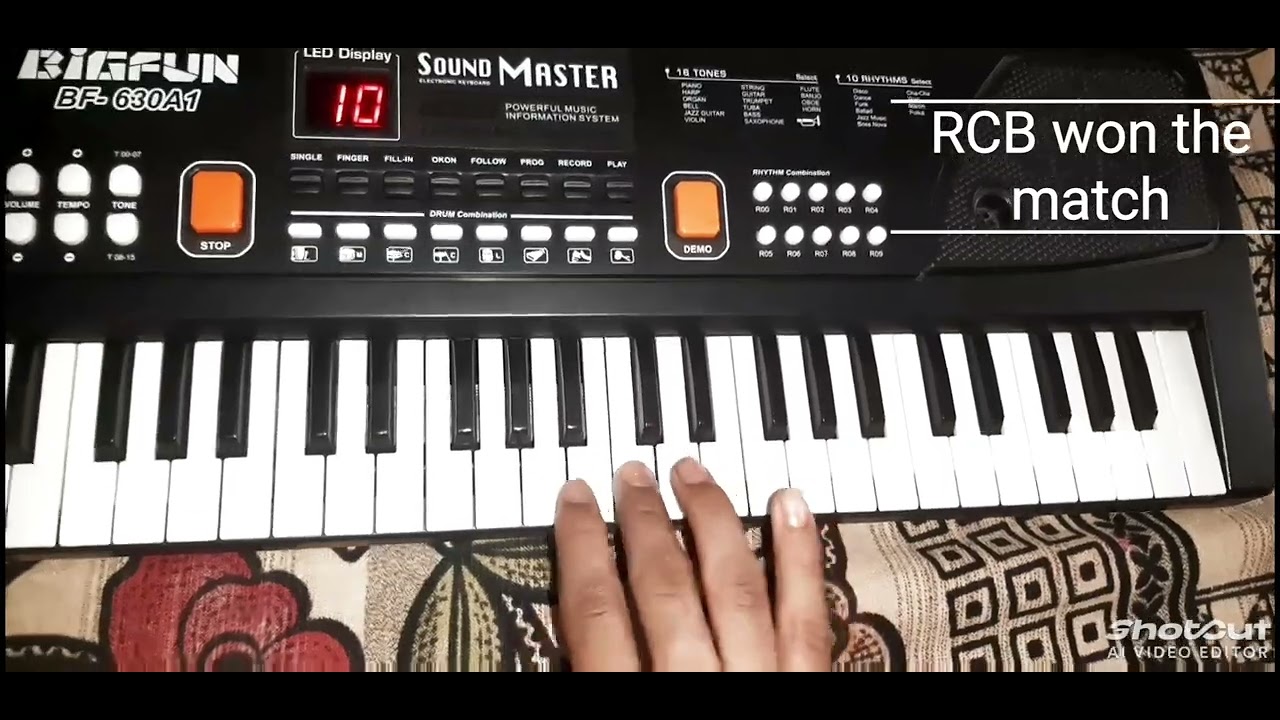 IPL ringtone song in piano