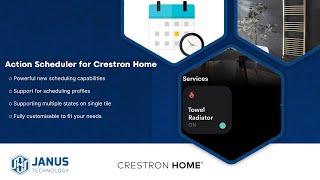 Action Scheduler for Crestron Home by Janus Technology
