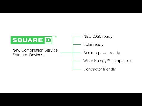 Square D™ Combination Service Entrance Devices: Features and Benefits