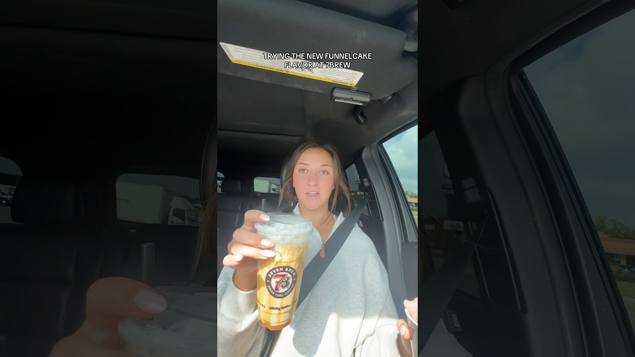 TRYING 7BREWS NEW FUNNEL CAKE FLAVOR
