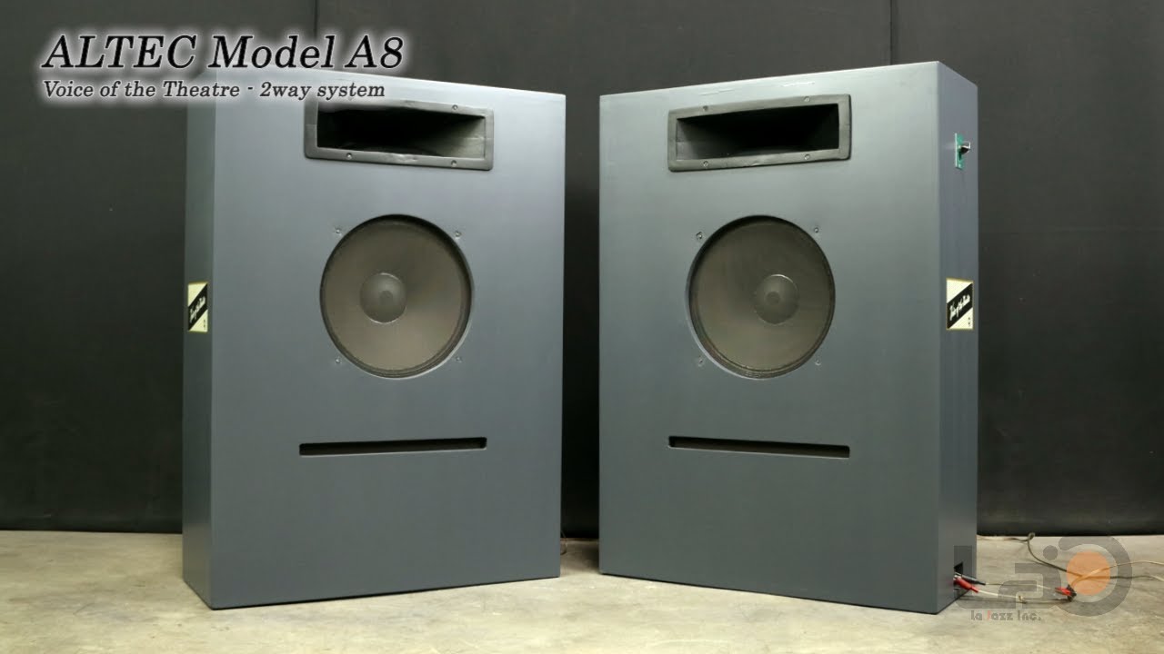 ALTEC Model A8 - Voice of the Theatre - 2Way System - YouTube