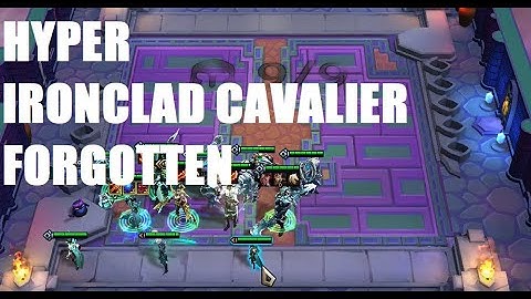 TFT Reckoning Hyper Roll - Ironclad Cavalier Forgotten Setup Gameplay (Hyper) [Top 20]