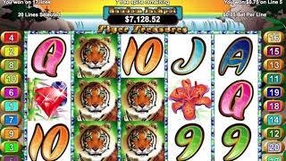 Tiger Treasures Huge Win Online Casino Slot! screenshot 4