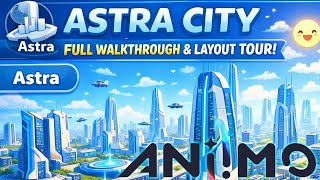 Aniimo Beta 2 ASTRA City – Exploring Astra’s New Changes & Secrets! (FLOATING CITY!)