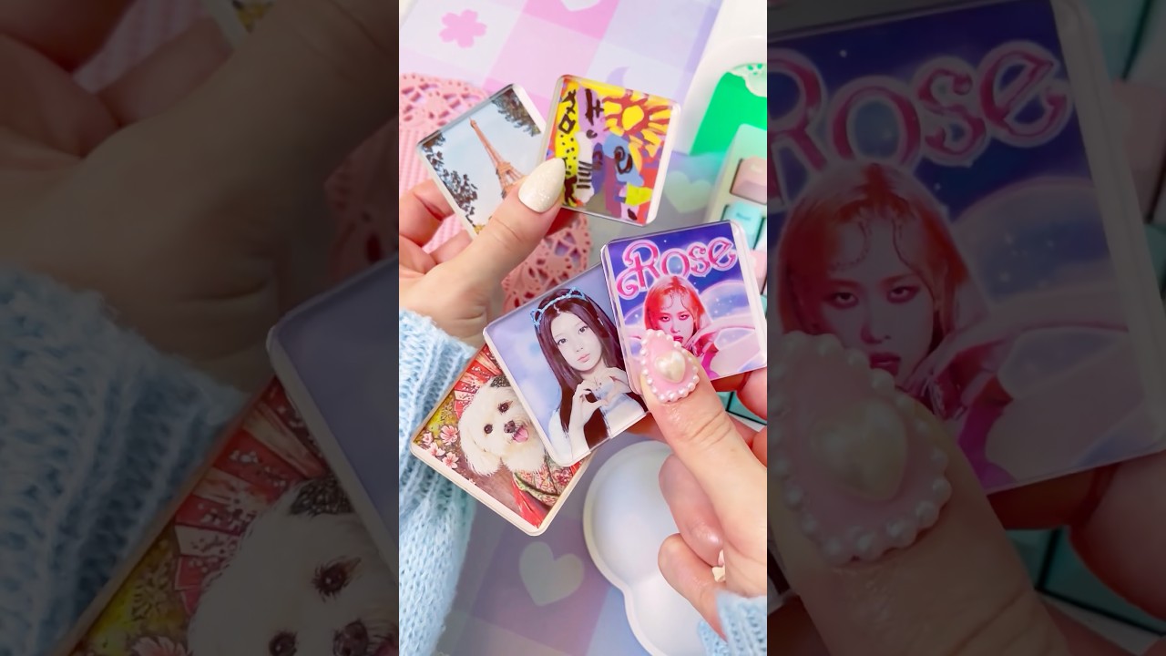 Making Custom Magnets! 🌈 HPRT Photo Printer 💕 10eegaming #diycrafts #diycraft #kawaiiaesthetic