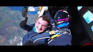 Jumping out of a plane and saying OH 12 times - Skydive Langar