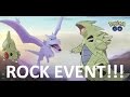 POKEMON GO ROCK EVENT LARVITAR? & 4X MORE CANDIES & NEW HAT MAY 2017