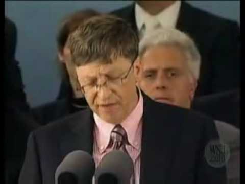 Bill Gates' speech at Havard University 2