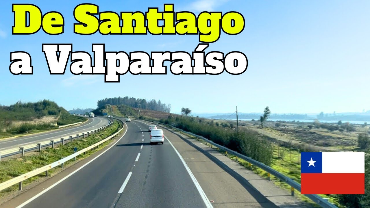 CHILE EN BUS 🇨🇱- De SANTIAGO a VALPARAÍSO 🛣️🚍🚢