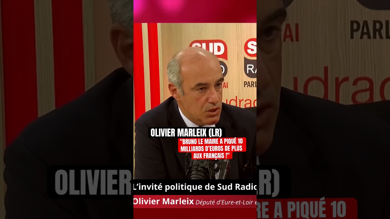 Olivier Marleix était l’invité politique de Jean-Jacques Bourdin