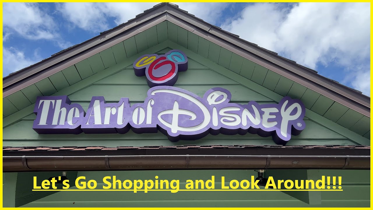 Disney Springs - Art of Disney - August 2025 - 4k - YouTube