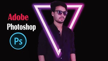 Neon Glow Effect Photoshop tutorial ( Photoshop cc tutorial ,Neon Effect )