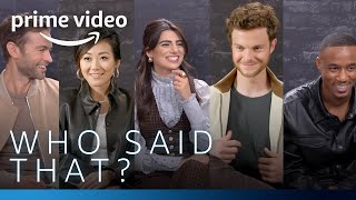 The Boys Cast Play 'Who Said That?' | Prime Video