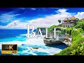 FLYING OVER BALI (4K Video UHD) - Relaxing Music With Stunning Beautiful Nature For Stress Relief