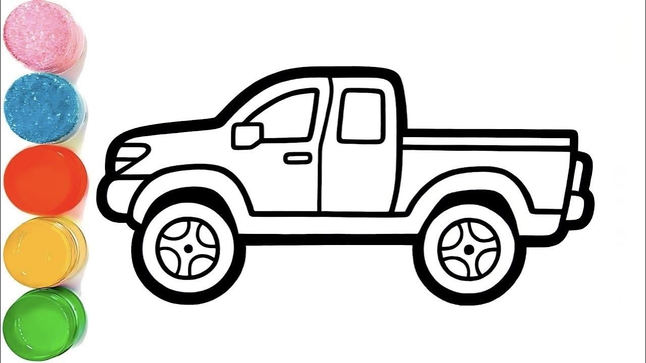 How To Draw a Ford Rapture Drawing | Rapture Drawing for Kids | Pickup ...