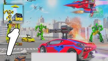 Mecha Battle :Robot Car Games Gameplay #1 All Levels (Android, IOS)