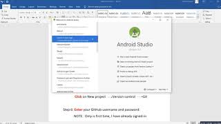 How to open GIT-HUB PROJECTS IN ANDROID STUDIO 