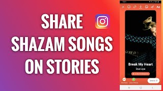 How To Share Songs From Shazam On Instagram Stories