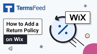 How to Add a Return and Refund Policy on Wix