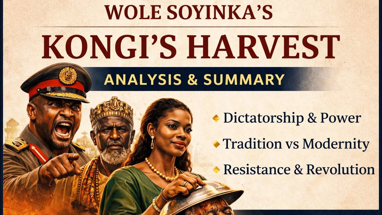 Kongi’s Harvest by Wole Soyinka. Summary in Malayalam. 