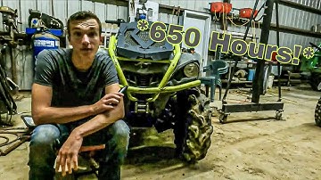 *650 Hour Review* 2021 Can-Am Outlander 570 XMR