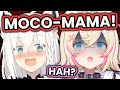 Fubuki teases fuwamoco by calling them mama multiple times hololive