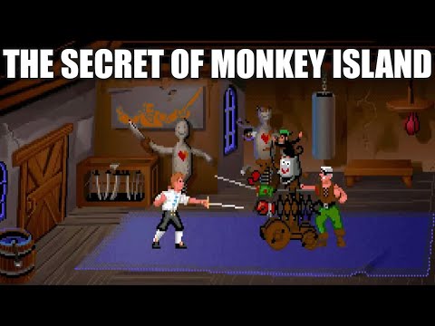 THE SECRET OF MONKEY ISLAND Adventure Game Gameplay Walkthrough - No Commentary Playthrough
