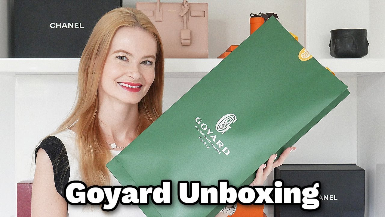 unboxing my goyard st louis gm bag in green 💚#goyard #goyardstlouis #