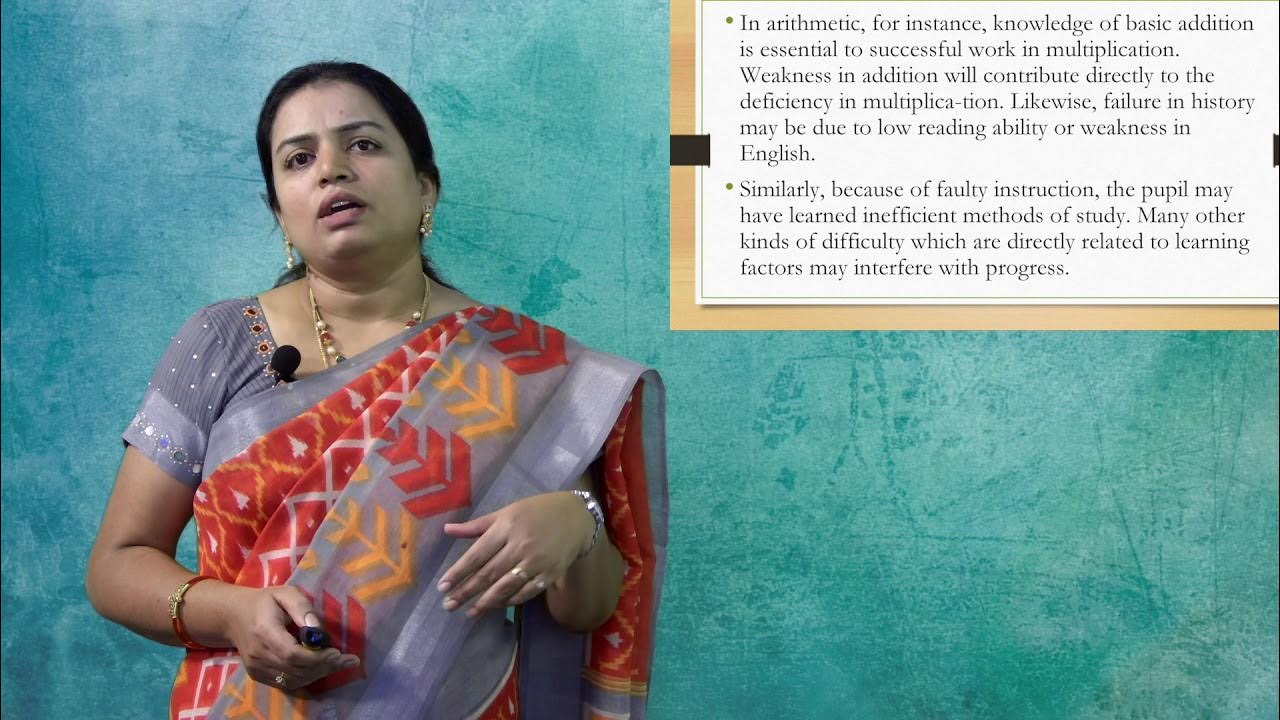 Important Factors that may affect Learning Process by Hafeeza YouTube