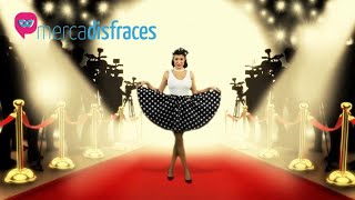 Disfraz de Pin Up en Negro .