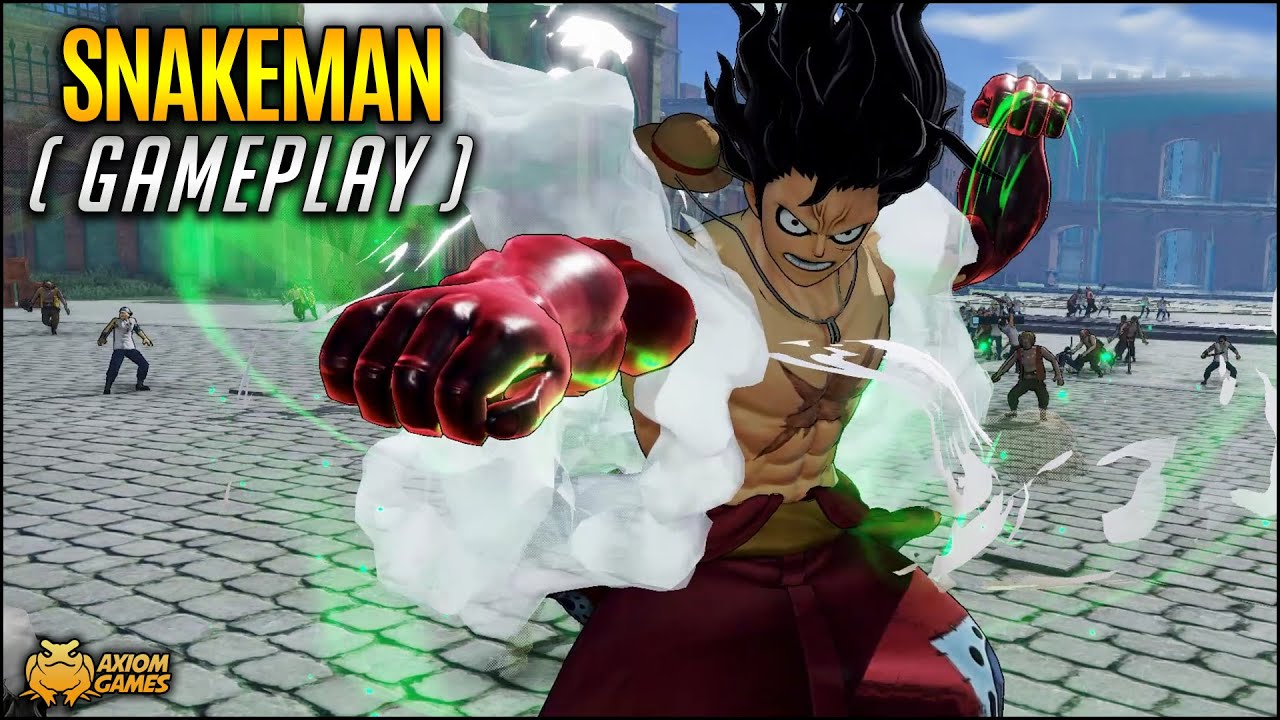 One Piece: Pirate Warriors 4 (2020) - Luffy (Gear 4 Bounceman & Snakeman  Transformations) Gameplay 