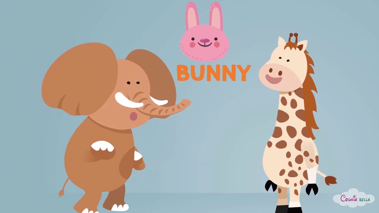 Μαθαίνω Τα Ζωάκια Στα Αγγλικά - Counia Bella