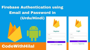 Firebase Authentication with Email and Password in Android [Urdu/Hindi] #firebase #android #yt #fyp