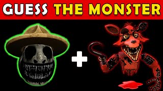 Guess The MONSTER By EMOJI & VOICE | Zoonomaly and FNAF | Zookeeper, Withered Foxy