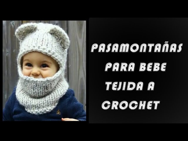 PASA MONTAÑAS PARA BEBE TEJIDO PASO A PASO EN CROCHET 