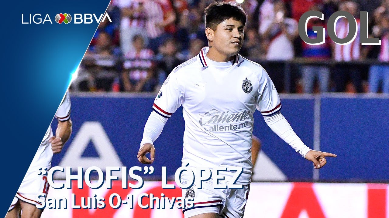 Gol de J. López | San Luis 0 - 1 Chivas | Liga BBVA MX - Jornada 4 - CL ...