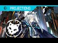 Arknights operator theme  rosmontis projections