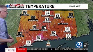 Technical Discussion: One more First Alert Weather Day as the heat wave continues