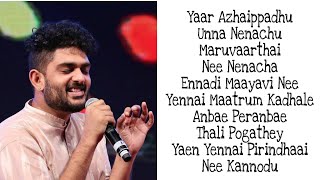 Top 10 Sid Sriram Songs || Juke Box 10 Songs || Tamil Songs || Kollywood